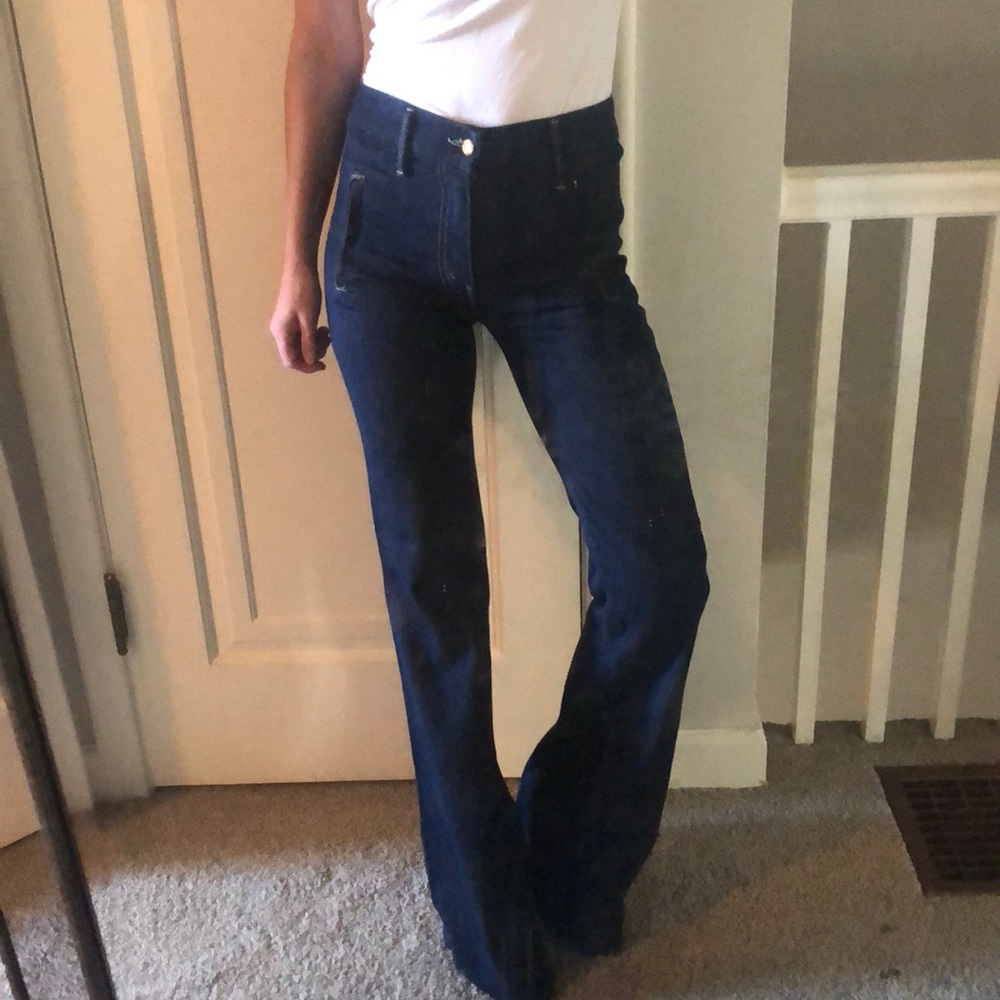 MOTHER high-waisted, flare jeans. NWOT.